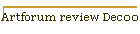 Artforum review Dec00